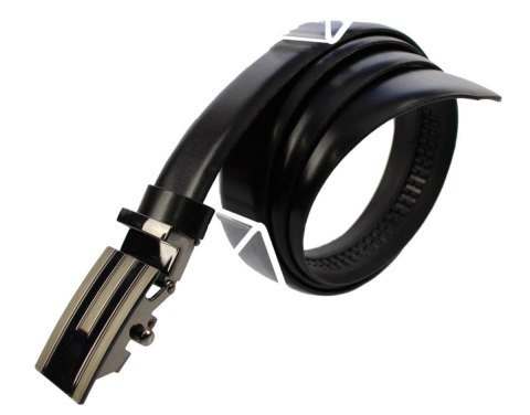Wizytowy Pasek Skórzany 30 mm COMPLEX (PL) Pełna Klamra AUTOMAT/ZĄBEK Garnitur CZARNY Zaokrąglony AZ30/KAZ54 Wizytowy Pasek Skórzany 30 mm COMPLEX (PL) Pełna Klamra AUTOMAT/ZĄBEK Garnitur CZARNY Zaokrąglony AZ30/KAZ54