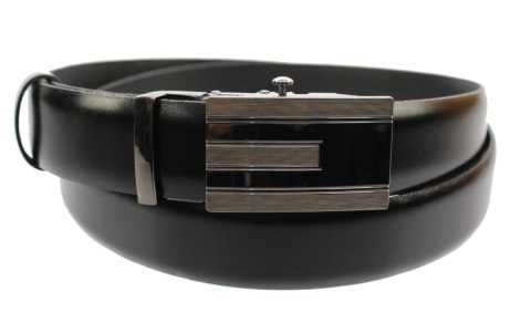 Wizytowy Pasek Skórzany 30 mm COMPLEX (PL) Pełna Klamra AUTOMAT/ZĄBEK Garnitur CZARNY Zaokrąglony AZ30/KAZ54 Wizytowy Pasek Skórzany 30 mm COMPLEX (PL) Pełna Klamra AUTOMAT/ZĄBEK Garnitur CZARNY Zaokrąglony AZ30/KAZ54