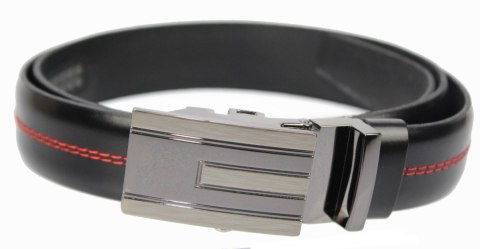 Wizytowy Pasek Skórzany 30 mm COMPLEX (PL) Pełna Klamra AUTOMAT/ZĄBEK Garnitur CZARNY Zaokrąglony AZ30/KAZ54 Wizytowy Pasek Skórzany 30 mm COMPLEX (PL) Pełna Klamra AUTOMAT/ZĄBEK Garnitur CZARNY Zaokrąglony AZ30/KAZ54