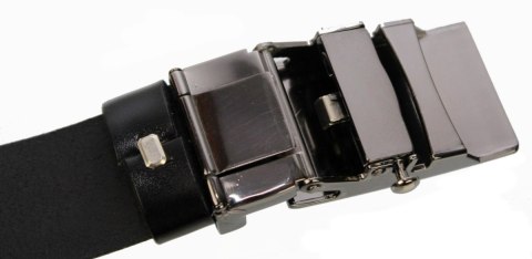 Wizytowy Pasek Skórzany 30 mm COMPLEX (PL) Pełna Klamra AUTOMAT/ZĄBEK Garnitur CZARNY Zaokrąglony AZ30/KAZ54 Wizytowy Pasek Skórzany 30 mm COMPLEX (PL) Pełna Klamra AUTOMAT/ZĄBEK Garnitur CZARNY Zaokrąglony AZ30/KAZ54