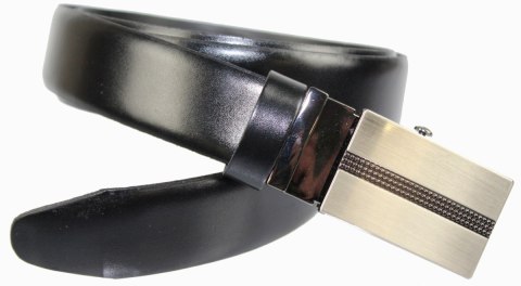 Wizytowy Pasek Skórzany 30 mm COMPLEX (PL) Pełna Klamra AUTOMAT/ZĄBEK Garnitur CZARNY Zaokrąglony AZ30/KAZ63 Wizytowy Pasek Skórzany 30 mm COMPLEX (PL) Pełna Klamra AUTOMAT/ZĄBEK Garnitur CZARNY Zaokrąglony AZ30/KAZ63