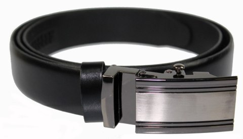 Wizytowy Pasek Skórzany 30 mm COMPLEX (PL) Pełna Klamra AUTOMAT/ZĄBEK Garnitur CZARNY Zaokrąglony AZ30/KAZ66 Wizytowy Pasek Skórzany 30 mm COMPLEX (PL) Pełna Klamra AUTOMAT/ZĄBEK Garnitur CZARNY Zaokrąglony AZ30/KAZ66