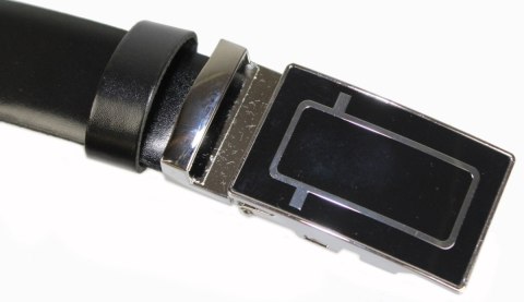Wizytowy Pasek Skórzany 30 mm COMPLEX (PL) Pełna Klamra AUTOMAT/ZĄBEK Garnitur CZARNY Zaokrąglony AZ30/KAZ67 Wizytowy Pasek Skórzany 30 mm COMPLEX (PL) Pełna Klamra AUTOMAT/ZĄBEK Garnitur CZARNY Zaokrąglony AZ30/KAZ67