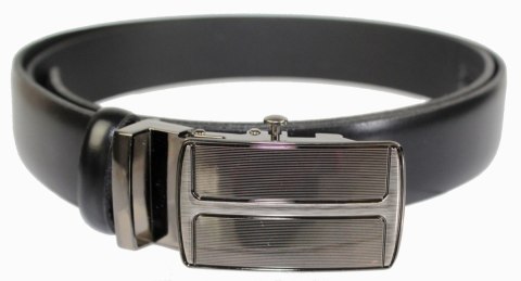 Wizytowy Pasek Skórzany 30 mm COMPLEX (PL) Pełna Klamra AUTOMAT/ZĄBEK Garnitur CZARNY Zaokrąglony AZ30/KAZ71 Wizytowy Pasek Skórzany 30 mm COMPLEX (PL) Pełna Klamra AUTOMAT/ZĄBEK Garnitur CZARNY Zaokrąglony AZ30/KAZ71