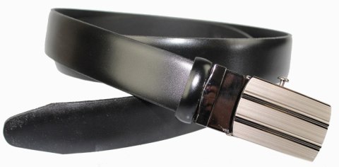 Wizytowy Pasek Skórzany 30 mm COMPLEX (PL) Pełna Klamra AUTOMAT/ZĄBEK Garnitur CZARNY Zaokrąglony AZ30/KAZ72 Wizytowy Pasek Skórzany 30 mm COMPLEX (PL) Pełna Klamra AUTOMAT/ZĄBEK Garnitur CZARNY Zaokrąglony AZ30/KAZ72