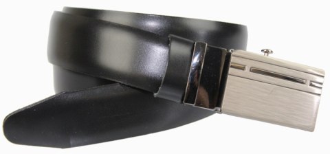 Wizytowy Pasek Skórzany 30 mm COMPLEX (PL) Pełna Klamra AUTOMAT/ZĄBEK Garnitur CZARNY Zaokrąglony AZ30/KAZ73 Wizytowy Pasek Skórzany 30 mm COMPLEX (PL) Pełna Klamra AUTOMAT/ZĄBEK Garnitur CZARNY Zaokrąglony AZ30/KAZ73