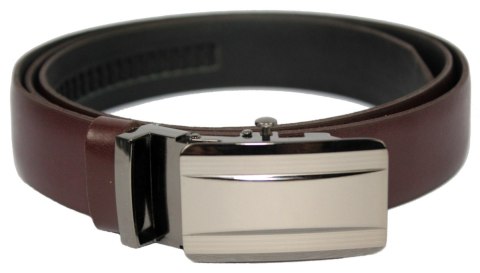 Wizytowy Pasek Skórzany 30 mm COMPLEX (PL) Pełna Klamra AUTOMAT/ZĄBEK Garnitur CZEKOLADOWY Zaokrąglony AZ30/KAZ79 Wizytowy Pasek Skórzany 30 mm COMPLEX (PL) Pełna Klamra AUTOMAT/ZĄBEK Garnitur CZEKOLADOWY Zaokrąglony AZ30/KAZ79