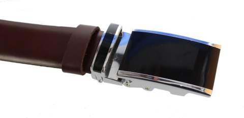 Wizytowy Pasek Skórzany 30 mm COMPLEX (PL) Pełna Klamra AUTOMAT/ZĄBEK Garnitur CZEKOLADOWY Zaokrąglony AZ30/KAZ9 Wizytowy Pasek Skórzany 30 mm COMPLEX (PL) Pełna Klamra AUTOMAT/ZĄBEK Garnitur CZEKOLADOWY Zaokrąglony AZ30/KAZ9