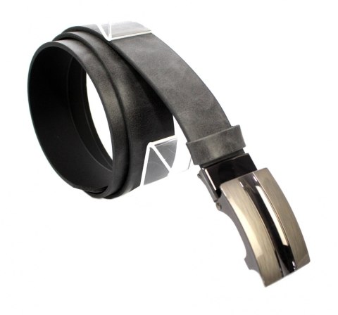 Wizytowy Pasek Skórzany 30 mm COMPLEX (PL) Pełna Klamra AUTOMAT/ZĄBEK Garnitur GRAFITOWY Zaokrąglony AZ30/KAZ30 Wizytowy Pasek Skórzany 30 mm COMPLEX (PL) Pełna Klamra AUTOMAT/ZĄBEK Garnitur GRAFITOWY Zaokrąglony AZ30/KAZ30