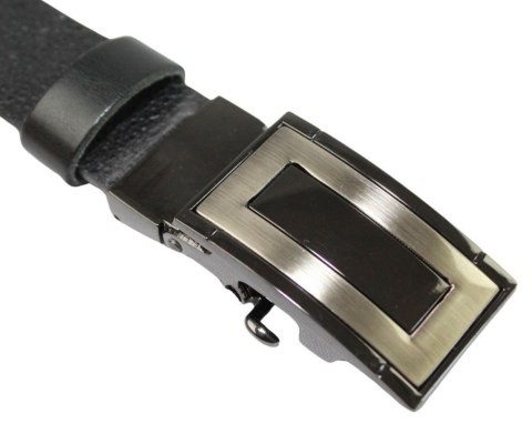 Wizytowy Pasek Skórzany 30 mm Polska Galanteria (PL) Pełna Klamra AUTOMAT/SAMOZACISK Garnitur CZARNY ASZ30/KASZ3 Wizytowy Pasek Skórzany 30 mm Polska Galanteria (PL) Pełna Klamra AUTOMAT/SAMOZACISK Garnitur CZARNY ASZ30/KASZ3