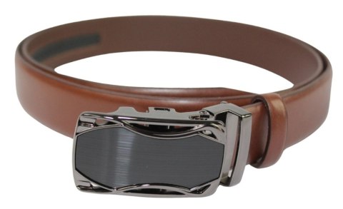 Wizytowy Pasek Skórzany 30 mm PolskaGalanteria (PL) Pełna Klamra AUTOMAT/ZĄBEK Garnitur BRĄZOWY AZ30/KAZ85 Wizytowy Pasek Skórzany 30 mm PolskaGalanteria (PL) Pełna Klamra AUTOMAT/ZĄBEK Garnitur BRĄZOWY AZ30/KAZ85