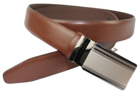 Wizytowy Pasek Skórzany 30 mm PolskaGalanteria (PL) Pełna Klamra AUTOMAT/ZĄBEK Garnitur BRĄZOWY AZ30/KAZ89 Wizytowy Pasek Skórzany 30 mm PolskaGalanteria (PL) Pełna Klamra AUTOMAT/ZĄBEK Garnitur BRĄZOWY AZ30/KAZ89