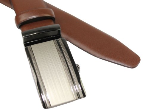 Wizytowy Pasek Skórzany 30 mm PolskaGalanteria (PL) Pełna Klamra AUTOMAT/ZĄBEK Garnitur BRĄZOWY AZ30/KAZ89 Wizytowy Pasek Skórzany 30 mm PolskaGalanteria (PL) Pełna Klamra AUTOMAT/ZĄBEK Garnitur BRĄZOWY AZ30/KAZ89
