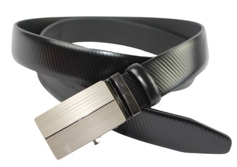Wizytowy Pasek Skórzany 30 mm PolskaGalanteria (PL) Pełna Klamra AUTOMAT/ZĄBEK Garnitur CZARNY GĄSIENICOWY AZ30/KAZ87 Wizytowy Pasek Skórzany 30 mm PolskaGalanteria (PL) Pełna Klamra AUTOMAT/ZĄBEK Garnitur CZARNY GĄSIENICOWY AZ30/KAZ87