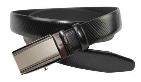 Wizytowy Pasek Skórzany 30 mm PolskaGalanteria (PL) Pełna Klamra AUTOMAT/ZĄBEK Garnitur CZARNY GĄSIENICOWY AZ30/KAZ89 Wizytowy Pasek Skórzany 30 mm PolskaGalanteria (PL) Pełna Klamra AUTOMAT/ZĄBEK Garnitur CZARNY GĄSIENICOWY AZ30/KAZ89