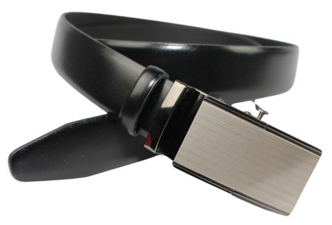Wizytowy Pasek Skórzany 30 mm PolskaGalanteria (PL) Pełna Klamra AUTOMAT/ZĄBEK Garnitur CZARNY Zaokrąglony AZ30/KAZ86 Wizytowy Pasek Skórzany 30 mm PolskaGalanteria (PL) Pełna Klamra AUTOMAT/ZĄBEK Garnitur CZARNY Zaokrąglony AZ30/KAZ86