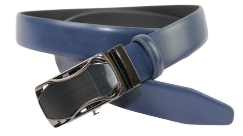 Wizytowy Pasek Skórzany 30 mm PolskaGalanteria (PL) Pełna Klamra AUTOMAT/ZĄBEK Garnitur GRANATOWY Zaokrąglony AZ30/KAZ85 Wizytowy Pasek Skórzany 30 mm PolskaGalanteria (PL) Pełna Klamra AUTOMAT/ZĄBEK Garnitur GRANATOWY Zaokrąglony AZ30/KAZ85