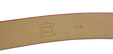 Wizytowy Pasek Skórzany 35 mm BEZ KLAMRY Dla Pełnej Klamry AUTOMAT/SAMOZACISK Garnitur PASZ35/ CZERWONY K62 Wizytowy Pasek Skórzany 35 mm BEZ KLAMRY Dla Pełnej Klamry AUTOMAT/SAMOZACISK Garnitur PASZ35/ CZERWONY K62