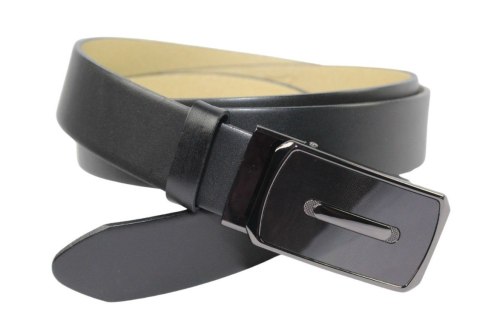 Wizytowy Pasek Skórzany 35 mm PAS-MAX (PL) Pełna Klamra AUTOMAT/SAMOZACISK Garnitur CZARNY ASZ35/KASZ27 Wizytowy Pasek Skórzany 35 mm PAS-MAX (PL) Pełna Klamra AUTOMAT/SAMOZACISK Garnitur CZARNY ASZ35/KASZ27