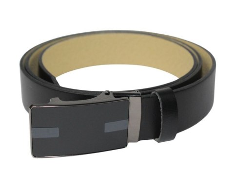Wizytowy Pasek Skórzany 35 mm PAS-MAX (PL) Pełna Klamra AUTOMAT/SAMOZACISK Garnitur CZARNY ASZ35/KASZ77 Wizytowy Pasek Skórzany 35 mm PAS-MAX (PL) Pełna Klamra AUTOMAT/SAMOZACISK Garnitur CZARNY ASZ35/KASZ77