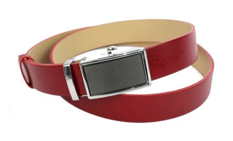 Wizytowy Pasek Skórzany 35 mm PAS-MAX (PL) Pełna Klamra AUTOMAT/SAMOZACISK Garnitur CZERWONY K62 ASZ35/KASZ22 Wizytowy Pasek Skórzany 35 mm PAS-MAX (PL) Pełna Klamra AUTOMAT/SAMOZACISK Garnitur CZERWONY K62 ASZ35/KASZ22