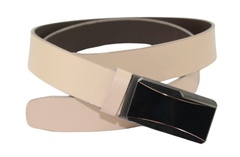 Wizytowy Pasek Skórzany 35 mm PAS-MAX (PL) Pełna Klamra AUTOMAT/SAMOZACISK Garnitur KREMOWY ASZ35/KASZ76 Wizytowy Pasek Skórzany 35 mm PAS-MAX (PL) Pełna Klamra AUTOMAT/SAMOZACISK Garnitur KREMOWY ASZ35/KASZ76