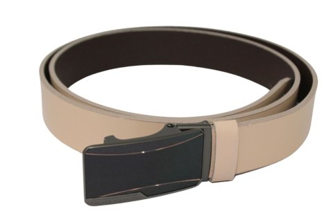 Wizytowy Pasek Skórzany 35 mm PAS-MAX (PL) Pełna Klamra AUTOMAT/SAMOZACISK Garnitur KREMOWY ASZ35/KASZ76 Wizytowy Pasek Skórzany 35 mm PAS-MAX (PL) Pełna Klamra AUTOMAT/SAMOZACISK Garnitur KREMOWY ASZ35/KASZ76