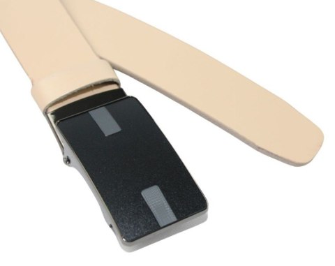 Wizytowy Pasek Skórzany 35 mm PAS-MAX (PL) Pełna Klamra AUTOMAT/SAMOZACISK Garnitur KREMOWY ASZ35/KASZ77 Wizytowy Pasek Skórzany 35 mm PAS-MAX (PL) Pełna Klamra AUTOMAT/SAMOZACISK Garnitur KREMOWY ASZ35/KASZ77
