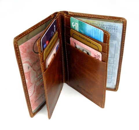 Etui Na Karty Dokumenty WILD Wizytownik Pionowy Duży Skóra Naturalna WI5521 Etui Na Karty Dokumenty WILD Wizytownik Pionowy Duży Skóra Naturalna WI5521