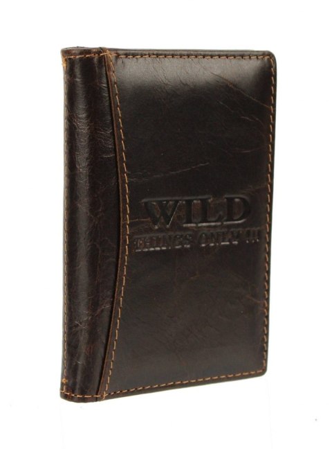 Etui Na Karty Dokumenty WILD Wizytownik Pionowy Duży Skóra Naturalna WI5521 Etui Na Karty Dokumenty WILD Wizytownik Pionowy Duży Skóra Naturalna WI5521