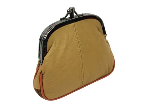 Sakiewka Uniwersalna Klamerka Skóra Naturalna ''WZÓR I'' 0546 11,5 x 13 cm DUO Sakiewka Uniwersalna Klamerka Skóra Naturalna ''WZÓR I'' 0546 11,5 x 13 cm DUO