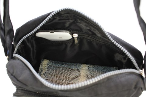 Stylowa Lekka Materiałowa Torba Pozioma Średnia Na Ramię Bag Street NR 2223 BRĄZOWY Stylowa Lekka Materiałowa Torba Pozioma Średnia Na Ramię Bag Street NR 2223 BRĄZOWY