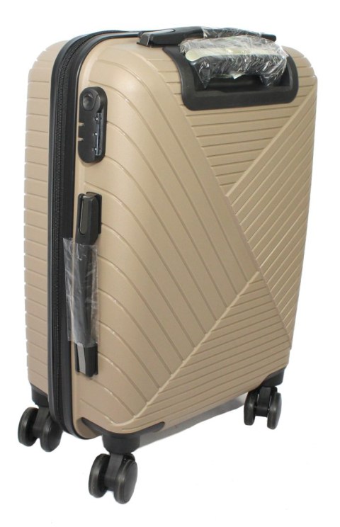 Zestaw Trzech Walizek Turystycznych PolskaGalanteria KREMOWA 65x45x30, 55x40x24, 45x35x20 Zestaw Trzech Walizek Turystycznych PolskaGalanteria KREMOWA 65x45x30, 55x40x24, 45x35x20