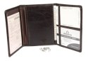 Etui Na Dokumenty ANDRUS (PL) Duży Trzy Części Skóra Naturalna RFID