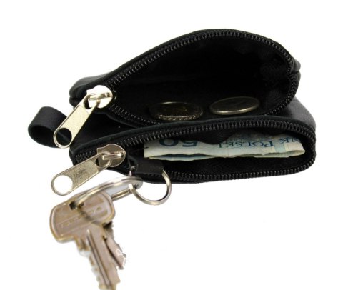 Etui Na Klucze Podwójne Portfelik Kluczówka POLSKA GALANTERIA (PL) Skóra Naturalna Na Jeden Komplet Kluczy 12 x 8 x 2,5 [cm]