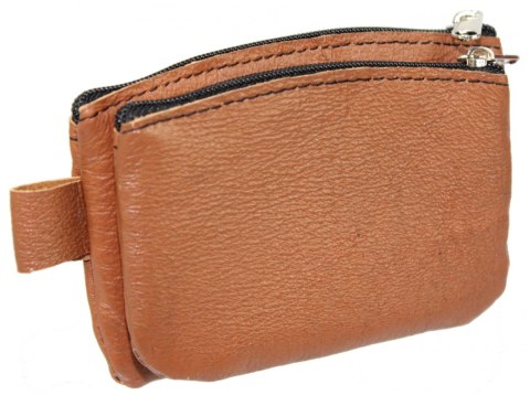 Etui Na Klucze Podwójne Portfelik Kluczówka POLSKA GALANTERIA (PL) Skóra Naturalna Na Jeden Komplet Kluczy 12 x 8 x 2,5 [cm]