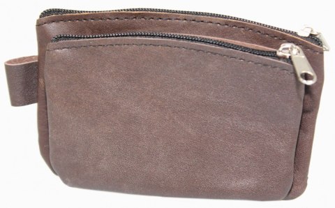 Etui Na Klucze Podwójne Portfelik Kluczówka POLSKA GALANTERIA (PL) Skóra Naturalna Na Jeden Komplet Kluczy 12 x 8 x 2,5 [cm]