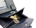 Portfel Skórzany ELKOR (PL) Skóra Licowa Duży Pionowy Z Zapięciem Dwa Skrzydełka Zapinka Wewnątrz EL037