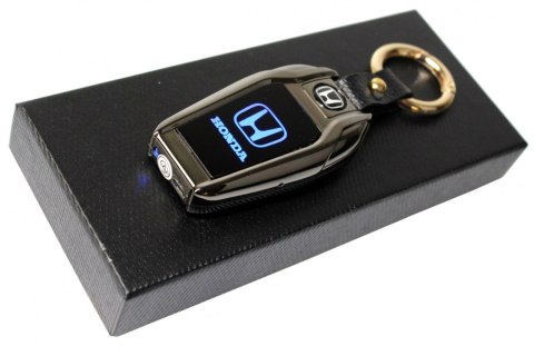 Praktyczna Elektryczna Zapalniczka Plazmowa USB Z Kablem Mikro USB Latarka BRELOK Do Kluczyków Samochodowych HONDA CZARNA Praktyczna Elektryczna Zapalniczka Plazmowa USB Z Kablem Mikro USB Latarka BRELOK Do Kluczyków Samochodowych HONDA CZARNA