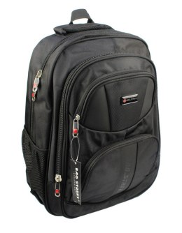 Solidny Plecak Bag Street ''DE LUXE'' Duży Z Funkcją Noszenia Laptopa BS4038 15''