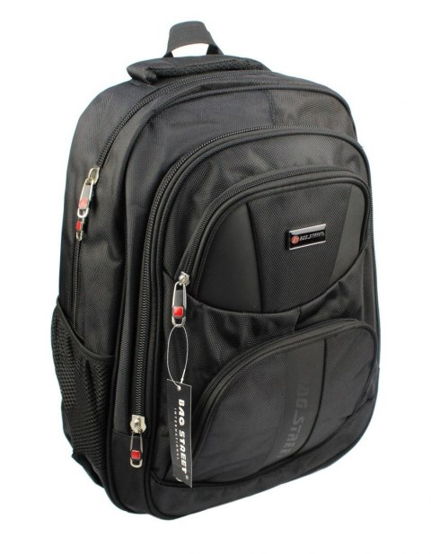 Solidny Plecak Bag Street ''DE LUXE'' Duży Z Funkcją Noszenia Laptopa BS4038 15''