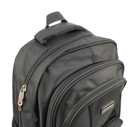 Solidny Plecak Bag Street ''DE LUXE'' Duży Z Funkcją Noszenia Laptopa BS4038 15''