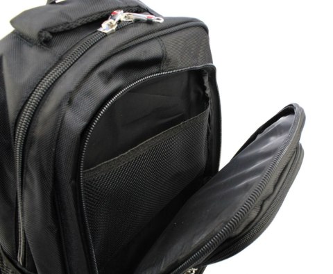 Solidny Plecak Bag Street ''DE LUXE'' Duży Z Funkcją Noszenia Laptopa BS4038 15''