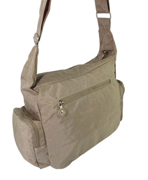 Stylowa Pozioma Torba Średnia Na Ramię Bag Street NR 2219 KAWA Z MLEKIEM Stylowa Pozioma Torba Średnia Na Ramię Bag Street NR 2219 KAWA Z MLEKIEM