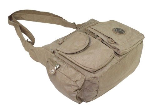 Stylowa Pozioma Torba Średnia Na Ramię Bag Street NR 2219 KAWA Z MLEKIEM Stylowa Pozioma Torba Średnia Na Ramię Bag Street NR 2219 KAWA Z MLEKIEM
