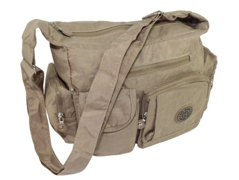 Stylowa Pozioma Torba Średnia Na Ramię Bag Street NR 2219 KAWA Z MLEKIEM Stylowa Pozioma Torba Średnia Na Ramię Bag Street NR 2219 KAWA Z MLEKIEM