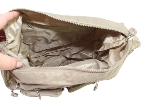 Stylowa Pozioma Torba Średnia Na Ramię Bag Street NR 2219 KAWA Z MLEKIEM Stylowa Pozioma Torba Średnia Na Ramię Bag Street NR 2219 KAWA Z MLEKIEM