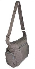 Stylowa Pozioma Torba Średnia Na Ramię Bag Street NR 2219 SZARY
