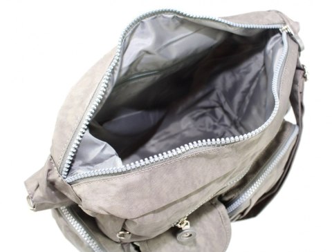 Stylowa Pozioma Torba Średnia Na Ramię Bag Street NR 2219 SZARY Stylowa Pozioma Torba Średnia Na Ramię Bag Street NR 2219 SZARY