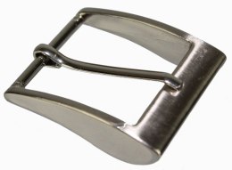 Klamra Bezniklowa Do Paska Męskiego Skórzanego Srebrna 40 mm